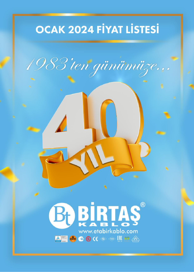 BİRTAŞ KABLO OCAK 2024 FİYAT LİSTESİ