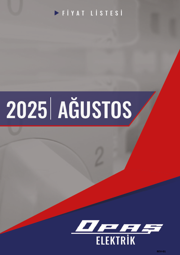 OPAŞ AĞUSTOS 2025 FİYAT LİSTESİ