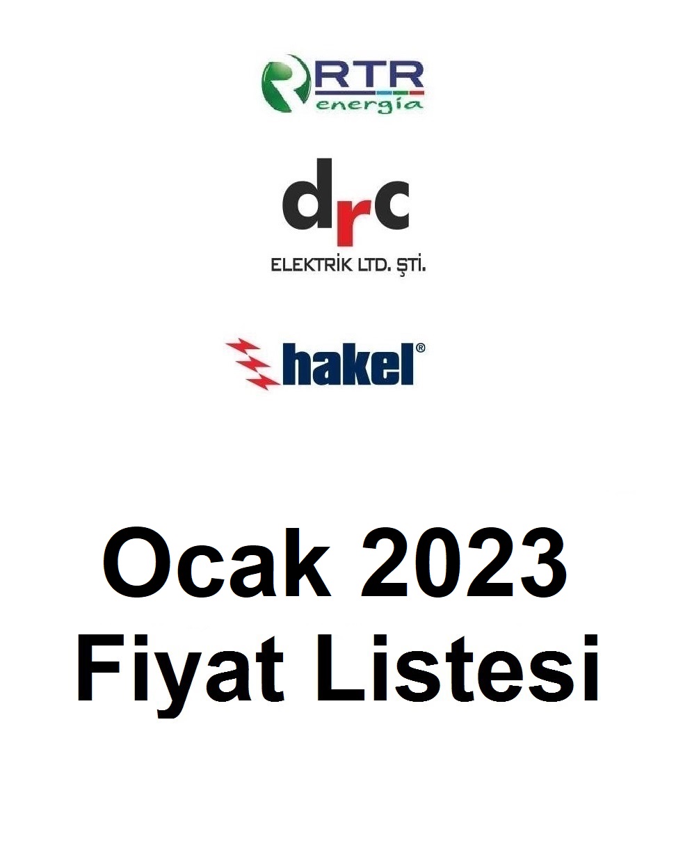 RTR-DRC Ocak 2023 Fiyat Listesi