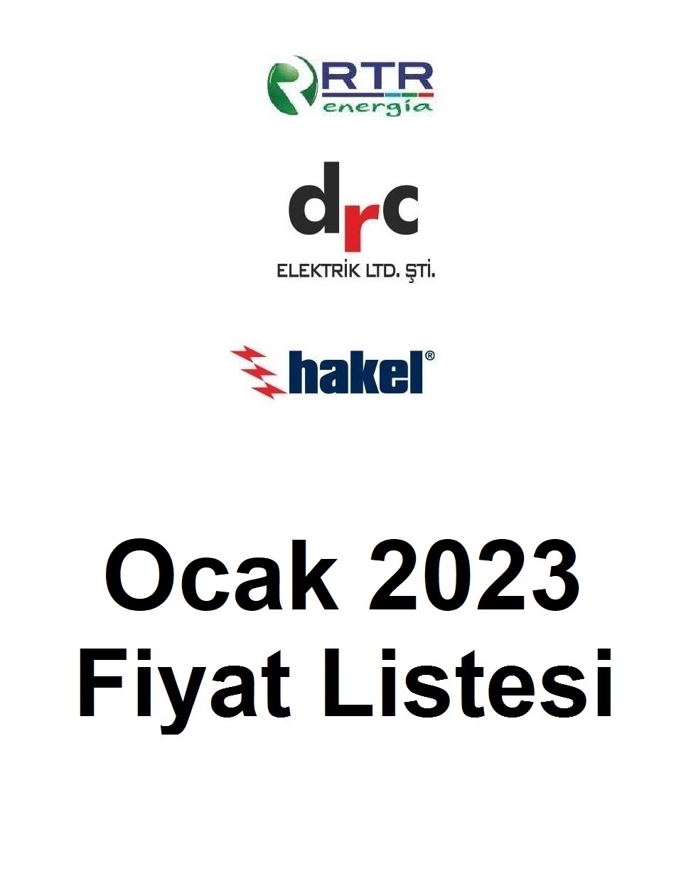 RTR-DRC Ocak 2023 Fiyat Listesi