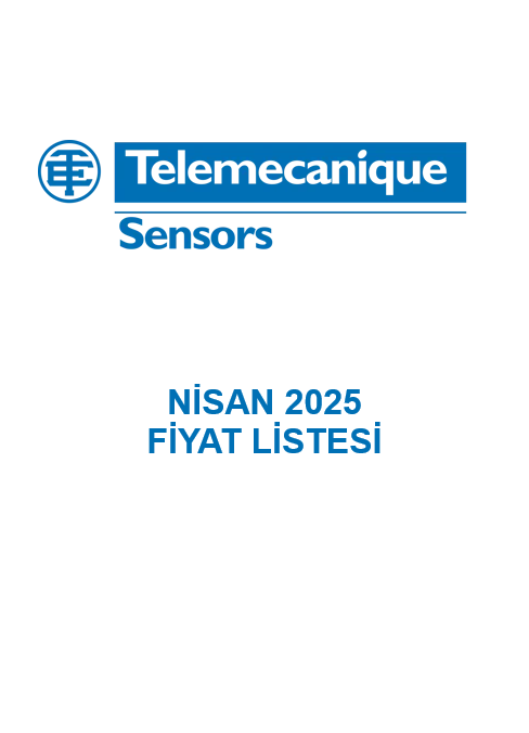 TELEMECANIQUE NİSAN 2025 FİYAT LİSTESİ